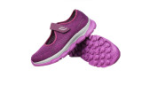 Women's Ultra Light Flats Sneaker Breathable Trainers with Velcro