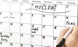 Magnetic Fridge Calendar Planner with Three Marker Pen