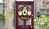 Gnome Welcome Sign with Interchangeable Accessory
