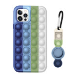 Silicone Popit iPhone Protector with Airtag Cover