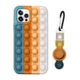 Silicone Popit iPhone Protector with Airtag Cover