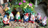 Set of 7PCS Miniature Garden Gnomes