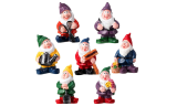 Set of 7PCS Miniature Garden Gnomes