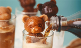 3D  Little Teddy Bear Ice Cube Maker Mould 