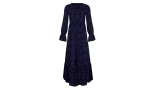 Women's Long-Sleeve Flowy Maxi Dress