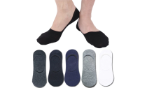 5Pairs Men's Breathable Invisible Socks 