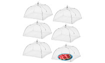 6 Pack 17 Inch Mesh Pop Up Food Cover