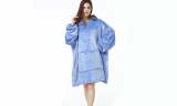 Women's Plush Warm Flannel Blanket Hoodie