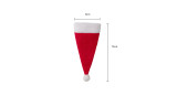 10 or 20pcs Christmas Santa Hat Tableware Holder Bag