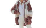 Women's Hooded Warm Plush Loose Jacket