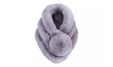 Women Soft Fluffy Faux Fur Warm Scarf