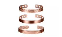 Unisex Copper Magnetic Bracelet for Positive Energy