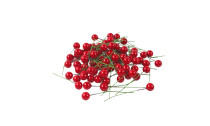 One or Two 100pcs/Pack DIY Artificial Red Holly Berry Decorations