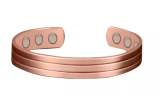 Unisex Copper Magnetic Bracelet for Positive Energy