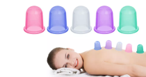 5 Pcs Set Of Anti-Cellulite Silicone Vacuum Massage Cups 