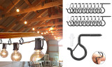 20 Pieces Stainless Steel Q-Hanger Screw Hooks