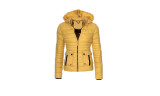 Womens Slim Quilted Hooded Jacket