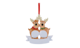 Christmas elk family Pendant