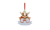 Christmas elk family Pendant