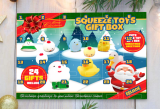 Christmas Advent Calendar With 24pcs Squeeze Fidget Toys
