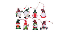 Christmas Santa Claus Wooden Ornaments