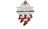 Personalized Socks Family Christmas Tree Ornament