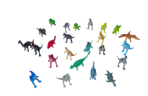 24 Pcs Christmas Dinosaur Countdown Calendar Blind Box