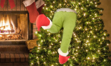 Christmas Tree Elf Legs Decoration