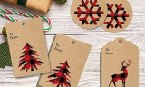 Christmas Kraft Paper Tag
