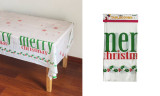 Two or Four Christmas Disposable Tablecloth