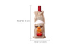 One or Two or Four Christmas Wine Bottle Cover Bags