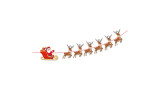 Christmas Reindeer Bunting Wall Decorations Flags