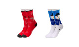 Two or Six or Twelve Pairs Unisex Christmas Socks