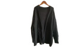 Women Knitted Chunky Open Front Cardigan