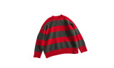 Women Oversized Long Sleeve Striped Sweater Hip Hop Casual Jumper Knit Pullovers Tops