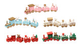 Wooden Christmas Train Ornaments