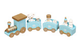 Wooden Christmas Train Ornaments
