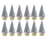 12pcs or 24pcs Tabletop Mini Christmas Tree