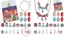 DIY Christmas Advent Calendar Two Bracelets or Bracelet and Necklace Set