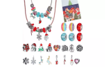 DIY Christmas Advent Calendar Two Bracelets or Bracelet and Necklace Set