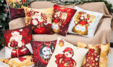 Christmas Cushion Throw Covers