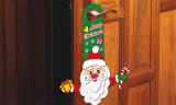 Christmas Three Decoration Door Hanging Sticker 
