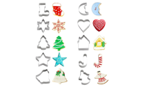 10Pcs Set Christmas Cookie Cutter Biscuit Mold