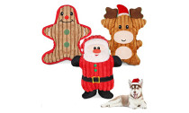 Christmas Plush Interactive Dog Squeaky Toys
