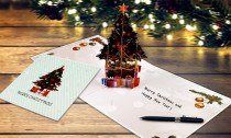 3D Pop Up Christmas Greeting Cards