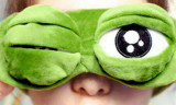 Sad Frog Soft Plush Sleeping Eye Mask