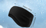 One or Two Unisex Ear Warmer Running Headband with Buttons
