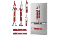 6pcs Christmas Gnome Refrigerator Door Handle Covers 