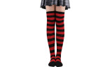One or Two Striped Over Knee Socks