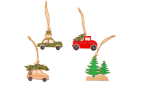 4 pcs  set Christmas Tree Ornaments Pendant